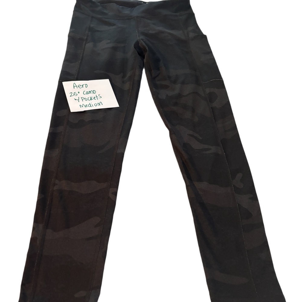 Aeropostale Black Leggings Smooth Full-Length